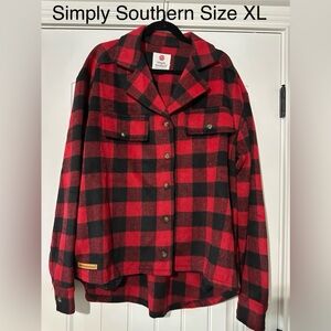 Simply Southern Shacket XL
